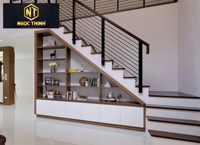 KỆ CẦU THANG 10 NGĂN TIỆN DỤNG - KCT02